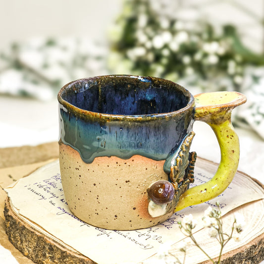 Mushroom Ceramic Coffee Mug – A Whimsical Gift for Nature Lovers