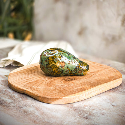 Handmade Ceramic Avocado – Unique Decorative Gift