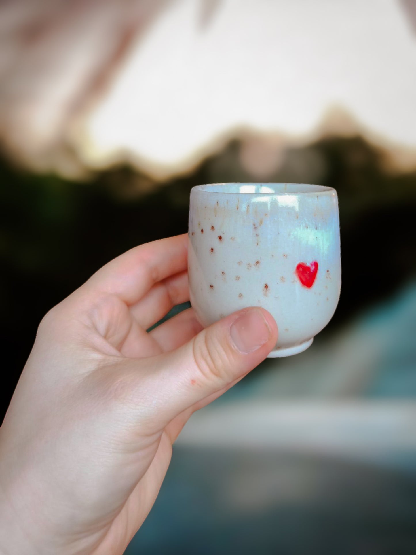 Espresso cup with heart